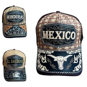 Unisex Mexico El Salvador or Honduras Trucker Dad/Hat Gorra/ Cachucha Vaquera